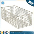 High quality 18/8 stainless steel wire storage basket with lid